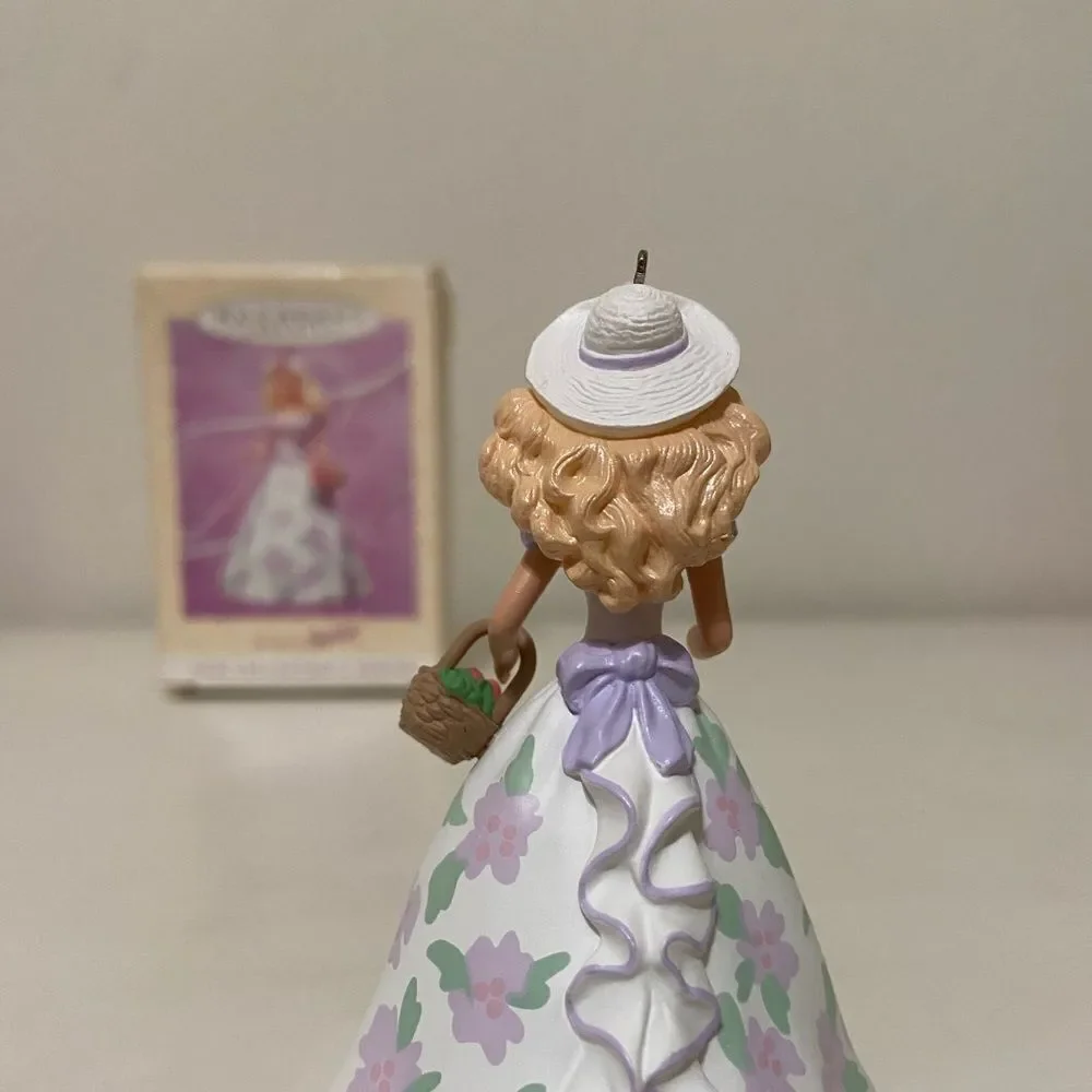 Hallmark Springtime Barbie Keepsake Ornament 1995 Easter Collection Series 1